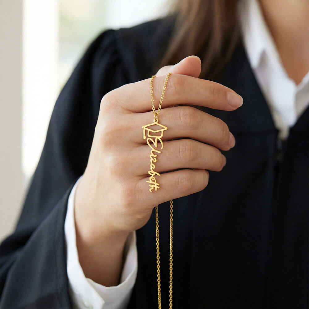 Happy Graduation - Graduation Name Necklace