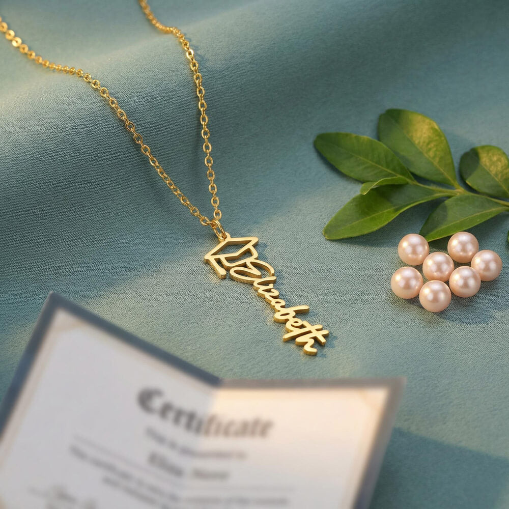 Happy Graduation - Graduation Name Necklace