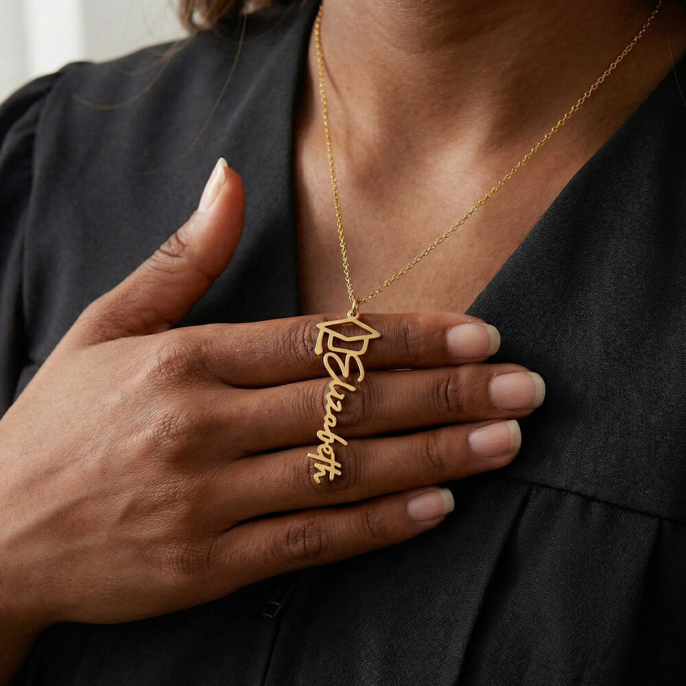 Happy Graduation - Graduation Name Necklace