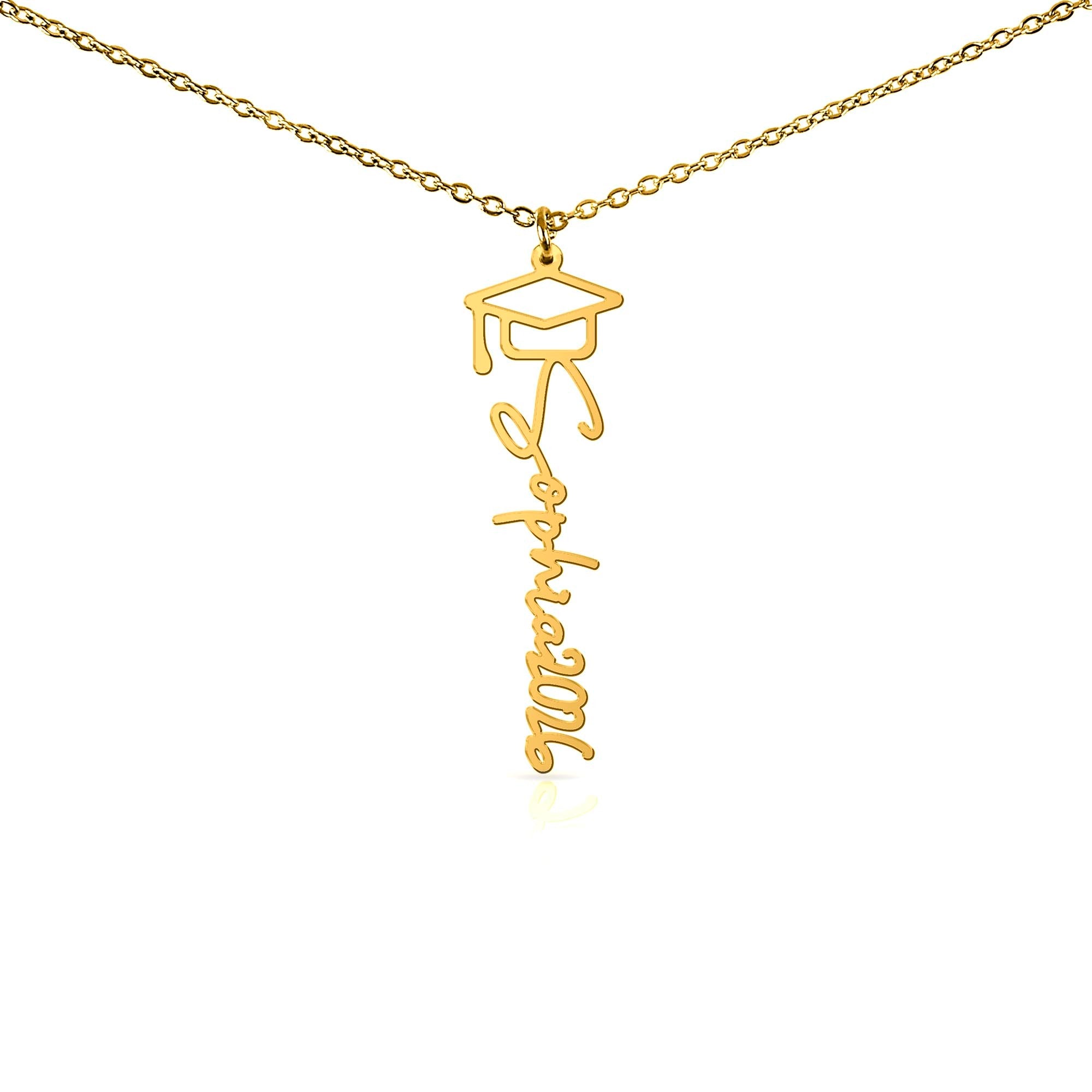 Happy Graduation - Graduation Name Necklace