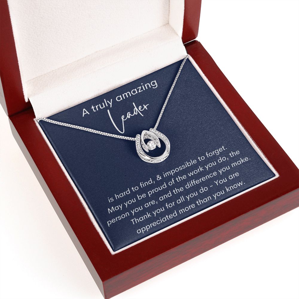 A Truly Amazing Leader - Pure Luck Pendant
