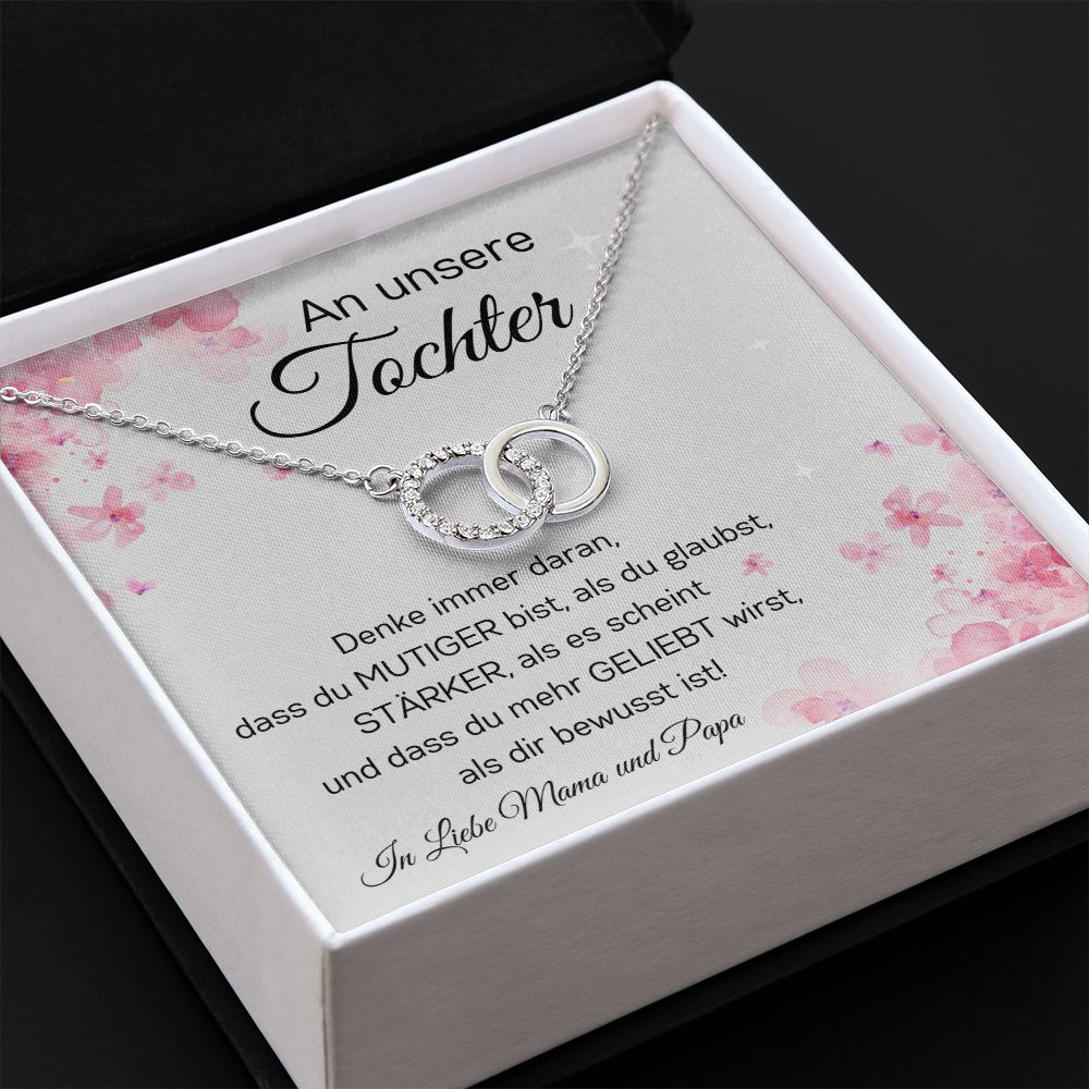 An Unsere Tochter - Denke Immer Daran - Perfect Pair Necklace