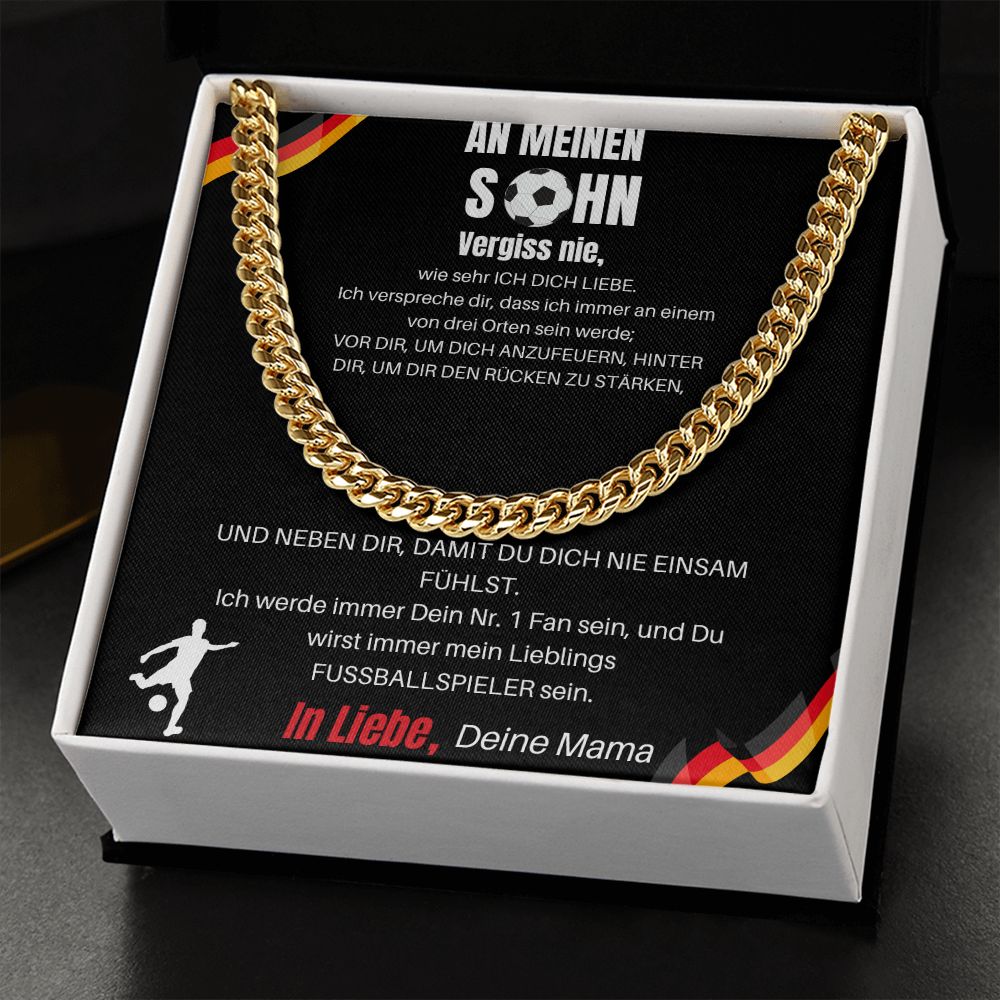 An Meinen Sohn - Lieblings Fussballspieler - Cuban Chain