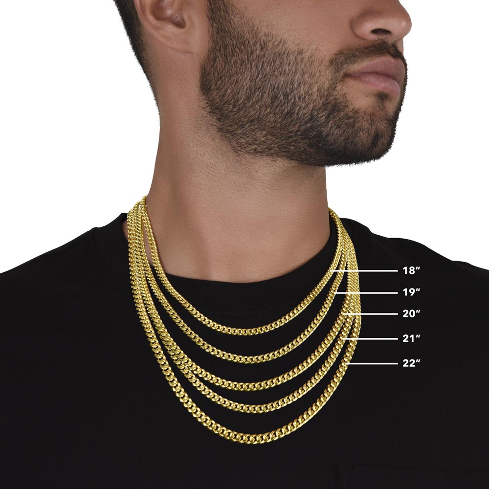 To My Amazing Son - Cuban Chain Necklace