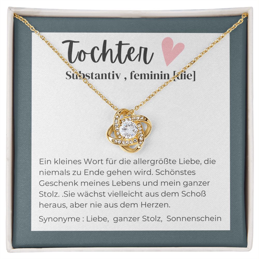 Tochter Definition - Love Knot Necklace