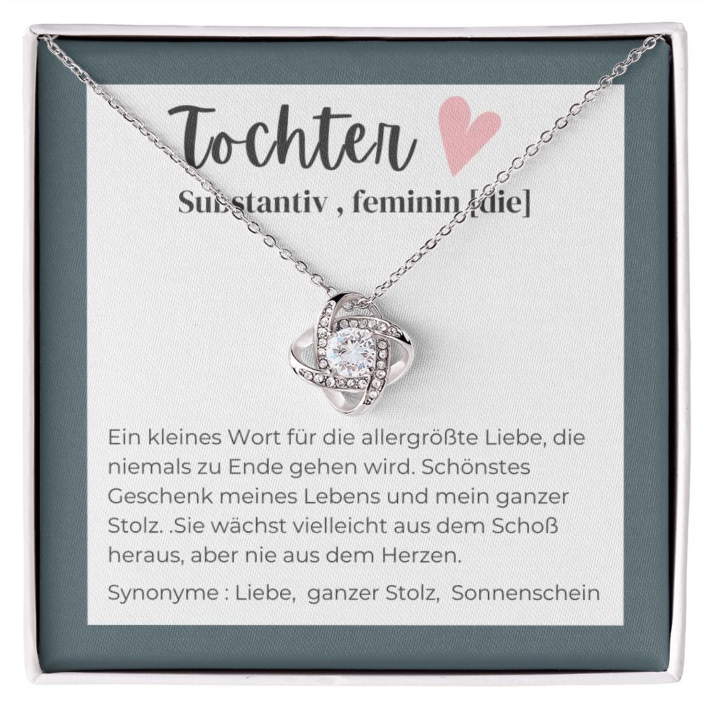 Tochter Definition - Love Knot Necklace