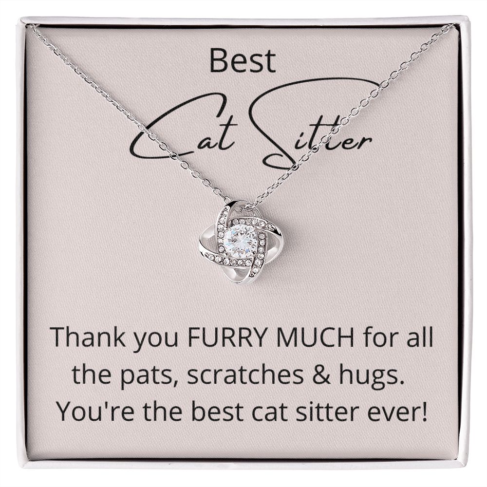 Best Cat Sitter - Love Knot Necklace