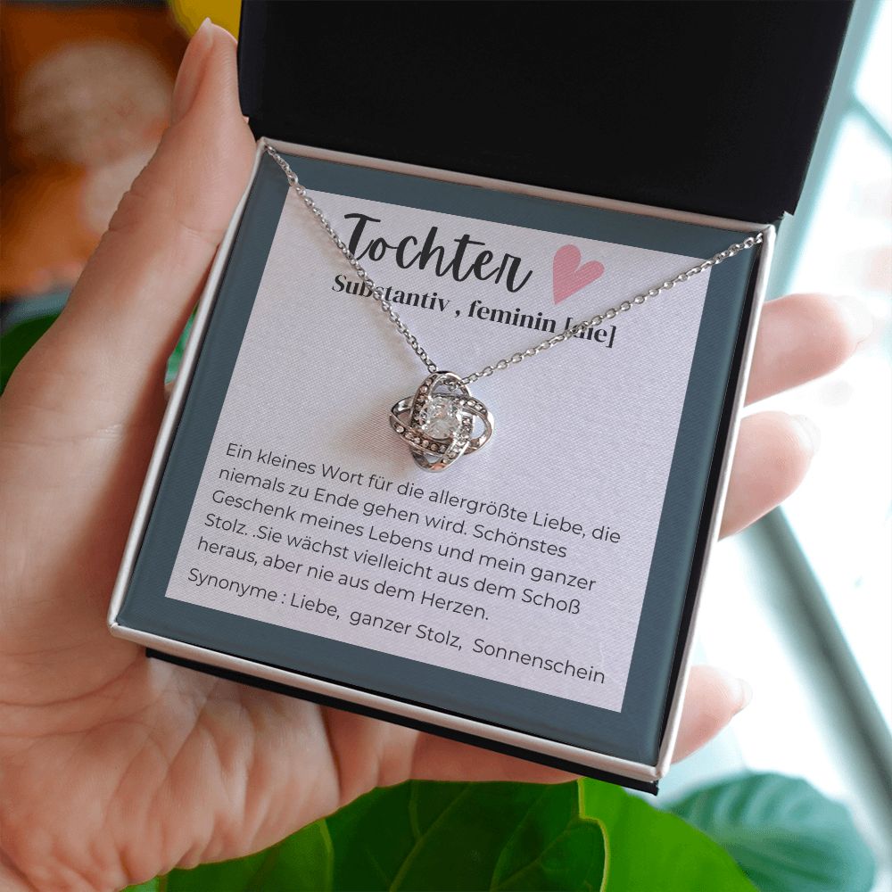 Tochter Definition - Love Knot Necklace
