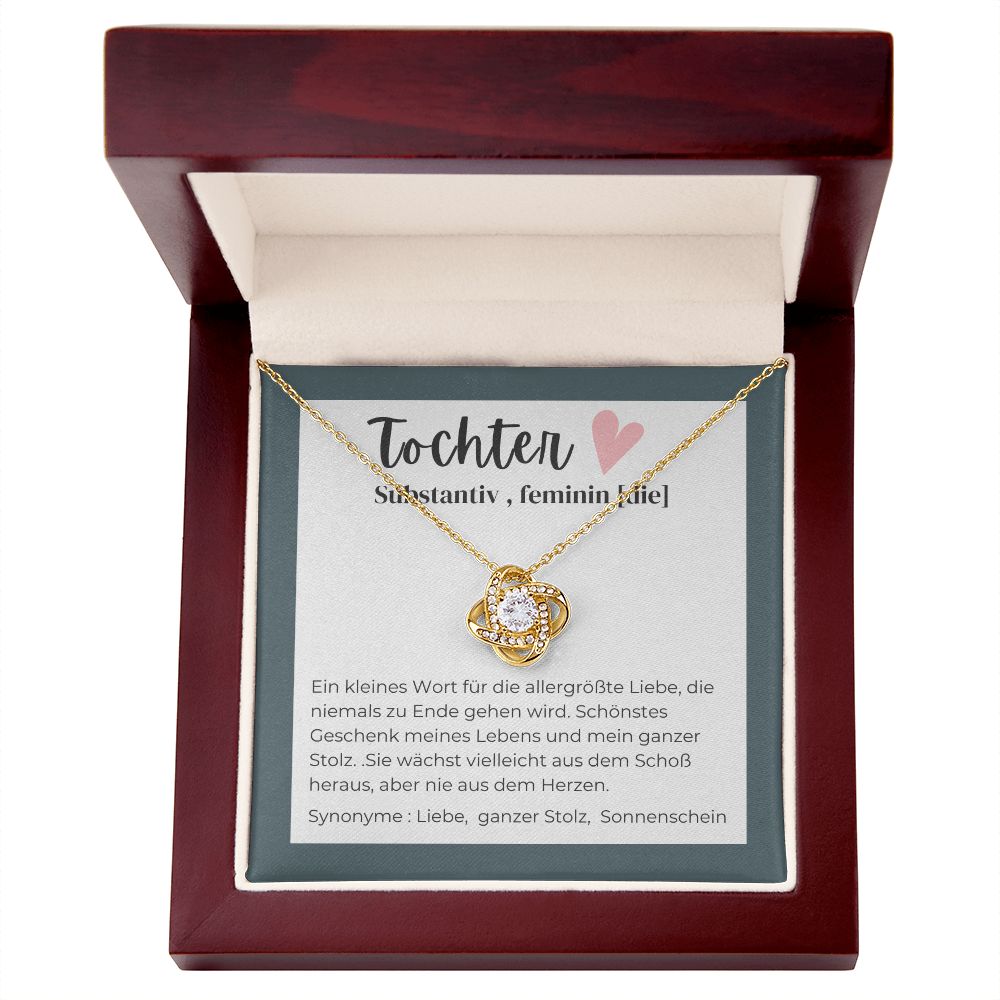 Tochter Definition - Love Knot Necklace