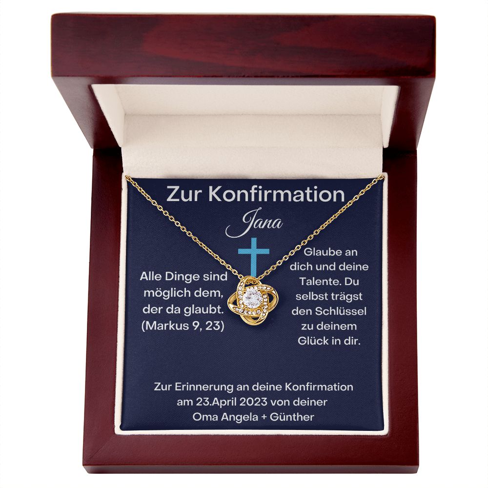 Zur Konfirmation - Alle Dinge - Love Knot Necklace