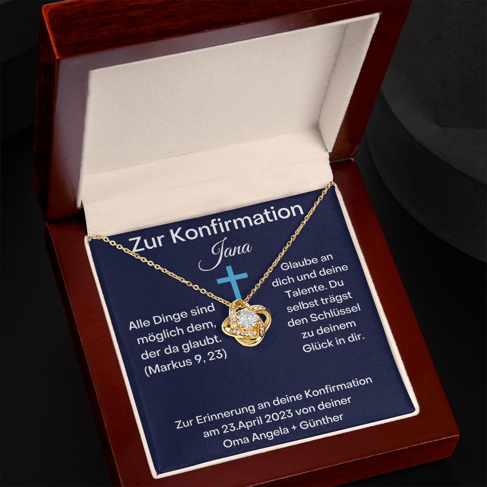 Zur Konfirmation - Alle Dinge - Love Knot Necklace