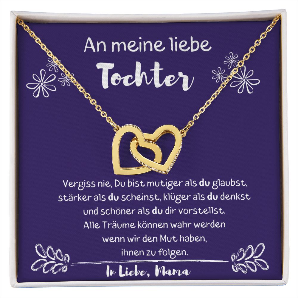 An Meine Liebe Tochter | Mutiger Als Du Glaubst | Halskette