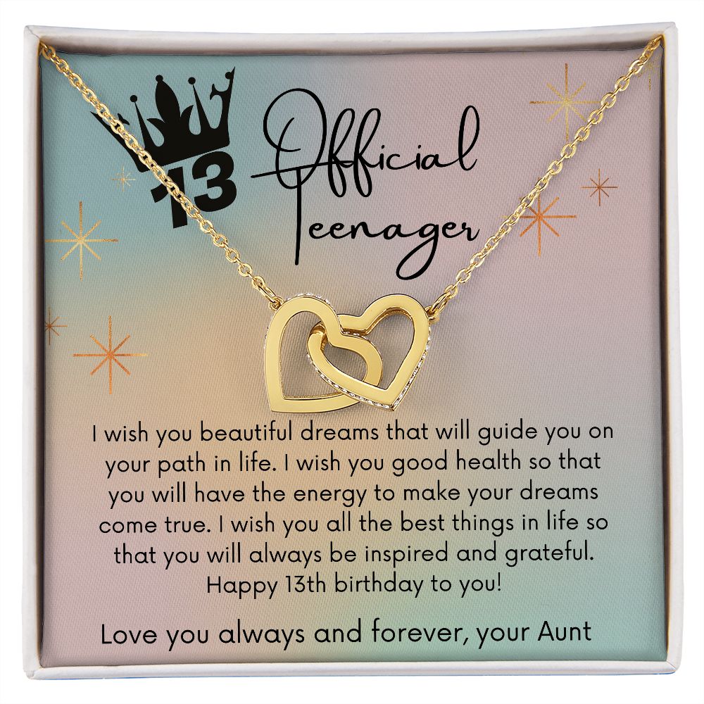 Official Teenager - Interlocking Hearts Necklace