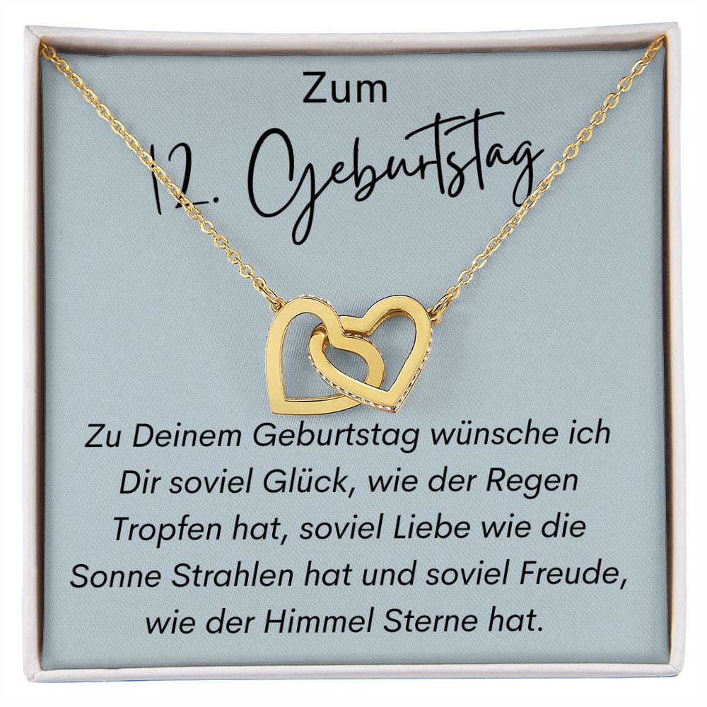 Zum Geburtstag - Interlocking Hearts Necklace