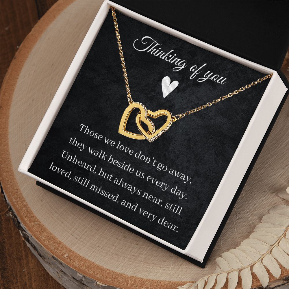Thinking Of You - Interlocking Hearts Necklace