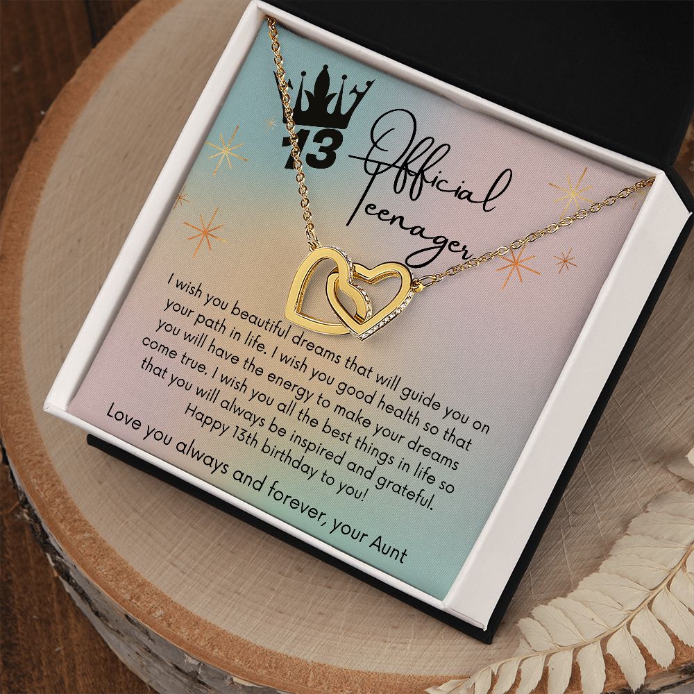 Official Teenager - Interlocking Hearts Necklace