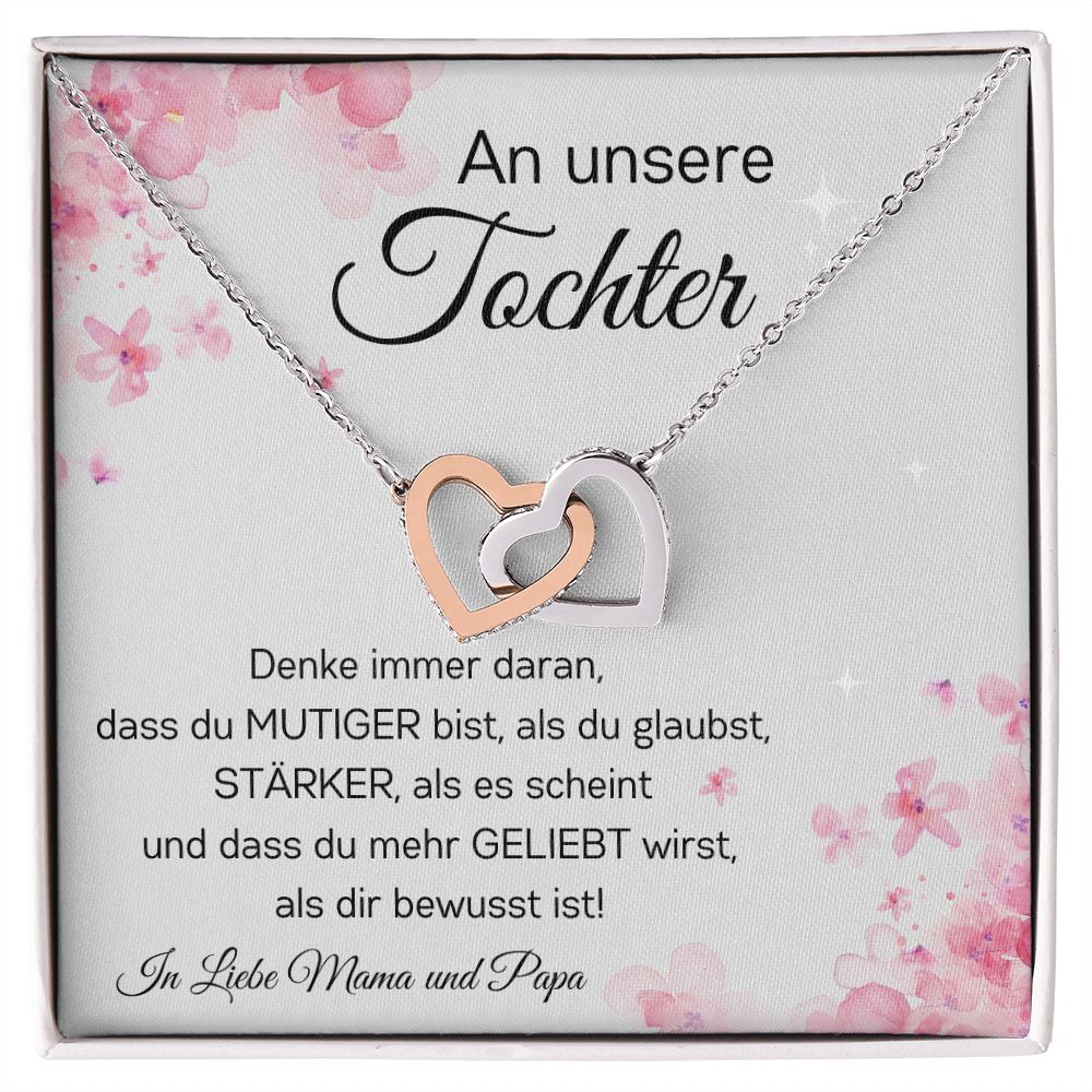 An Unsere Tochter | Denke Immer Daran | Halskette