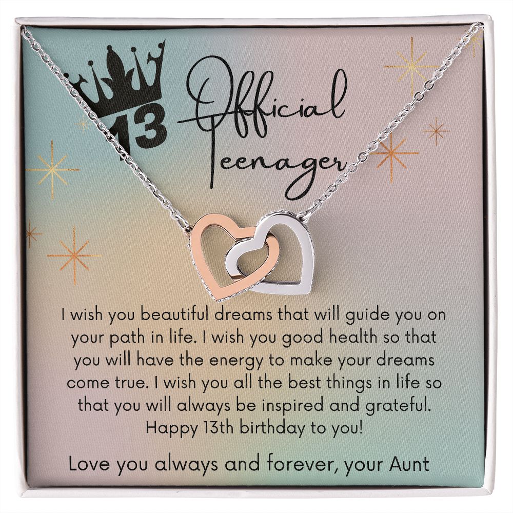 Official Teenager - Interlocking Hearts Necklace