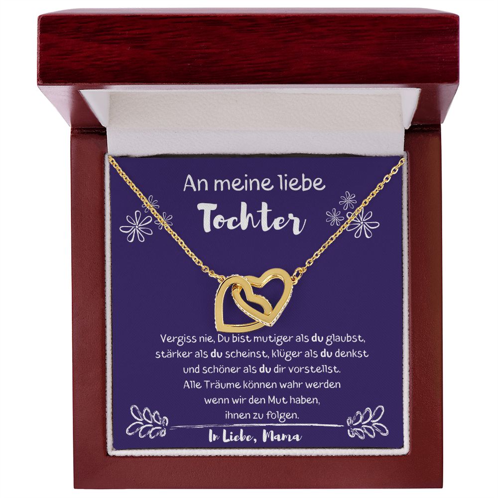 An Meine Liebe Tochter | Mutiger Als Du Glaubst | Halskette