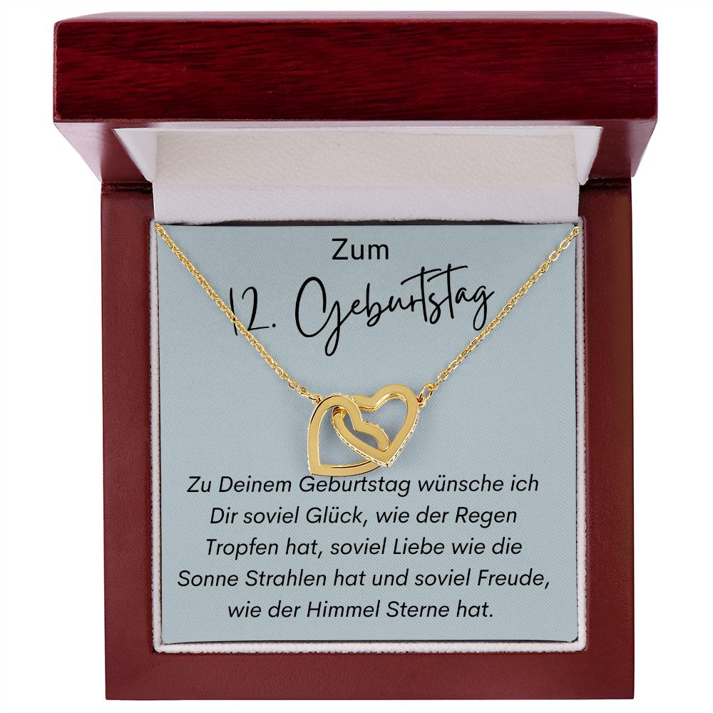 Zum Geburtstag - Interlocking Hearts Necklace
