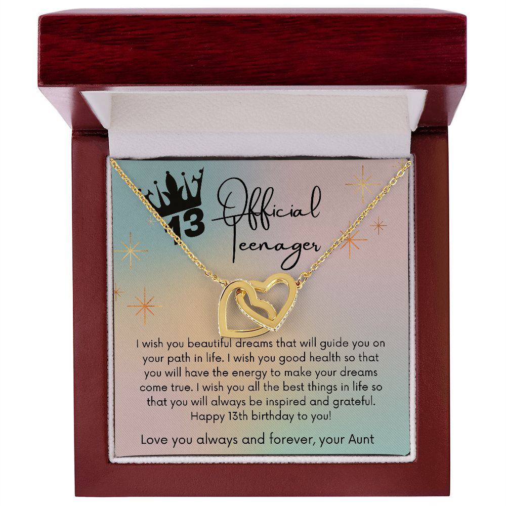 Official Teenager - Interlocking Hearts Necklace