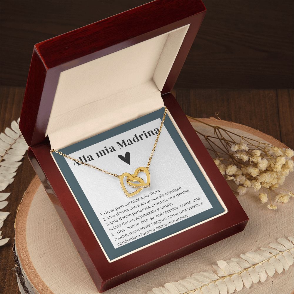Alla Mia Madrina - Interlocking Hearts Necklace