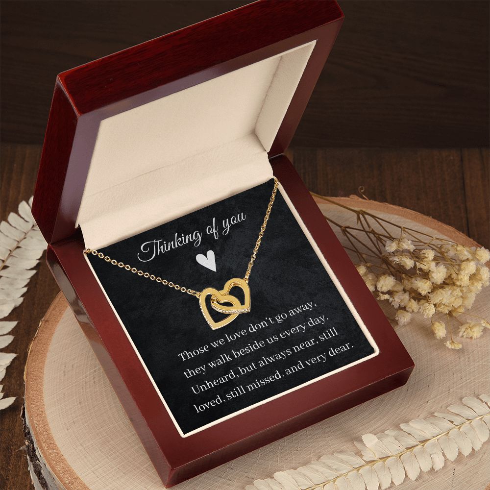 Thinking Of You - Interlocking Hearts Necklace