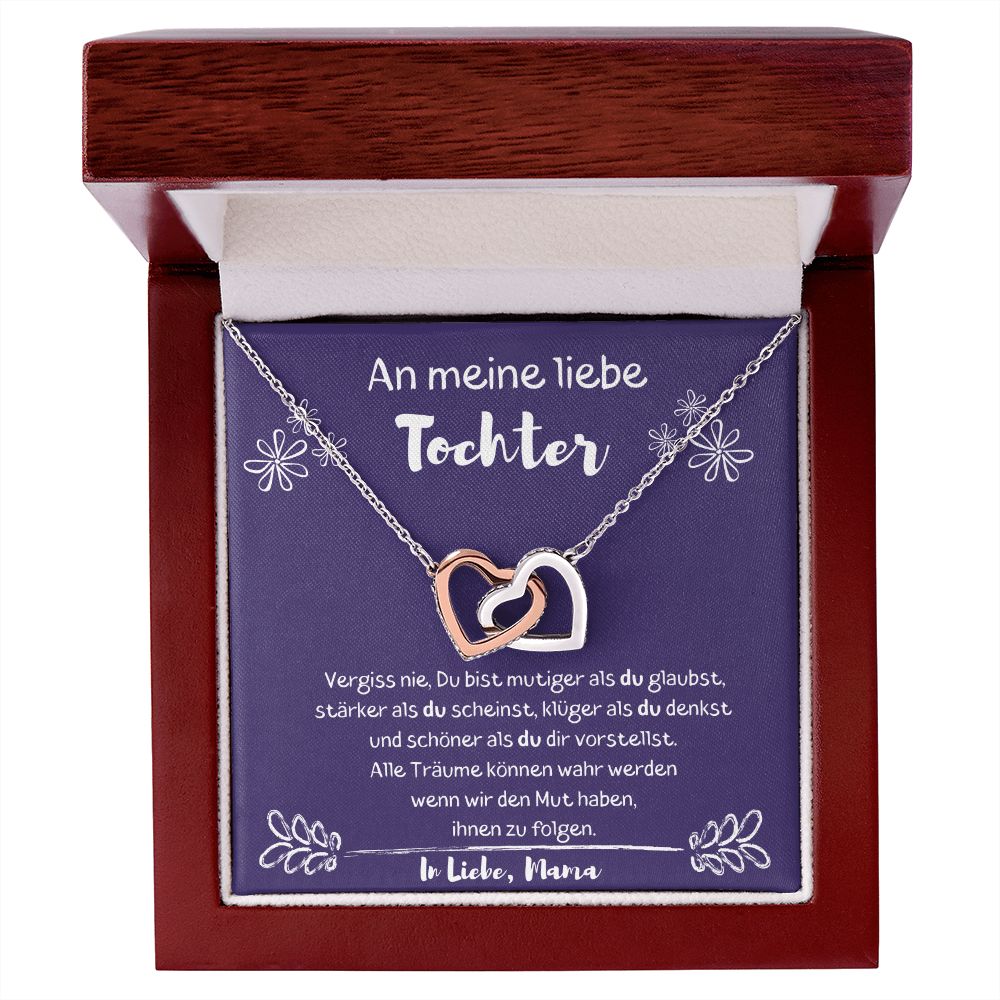 An Meine Liebe Tochter | Mutiger Als Du Glaubst | Halskette