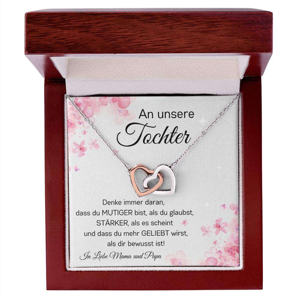 An Unsere Tochter | Denke Immer Daran | Halskette