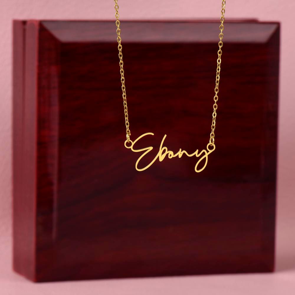 Sweet 16th Birthday - Signature Style Name Necklace