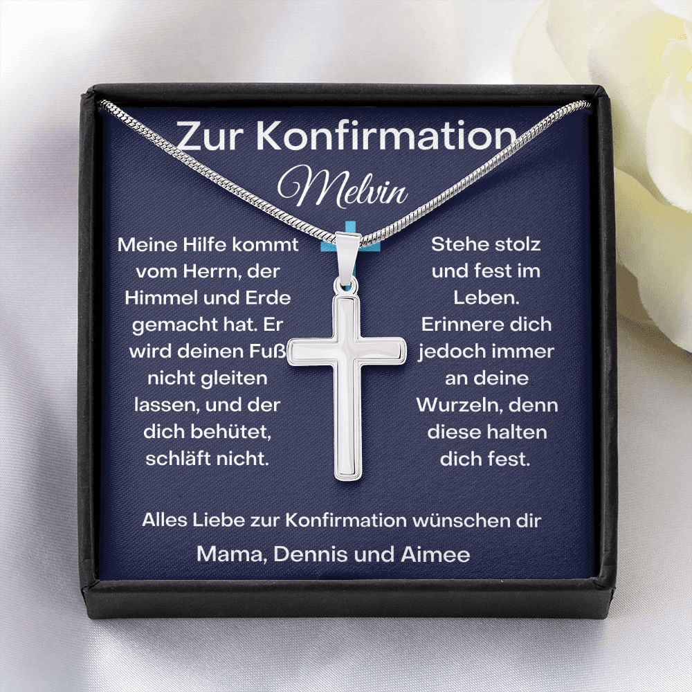Zur Konfirmation Stainless Cross